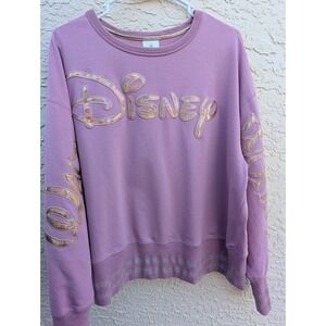 Walt Disney World 50th Pink Pullover‎ Earidescent Size XL